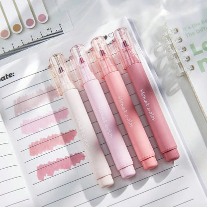 4 Pack Soft Touch Fluorescent Gel Pens