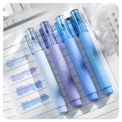 4 Pack Soft Touch Fluorescent Gel Pens